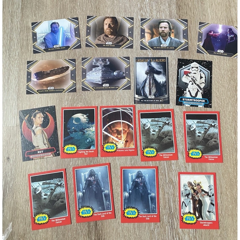 Topps Star Wars Collection  Cards‎ -  Lot Of 52